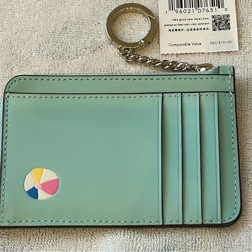 Kate Spade M Lzip card holder Splash Poolside - Picture 3 of 4